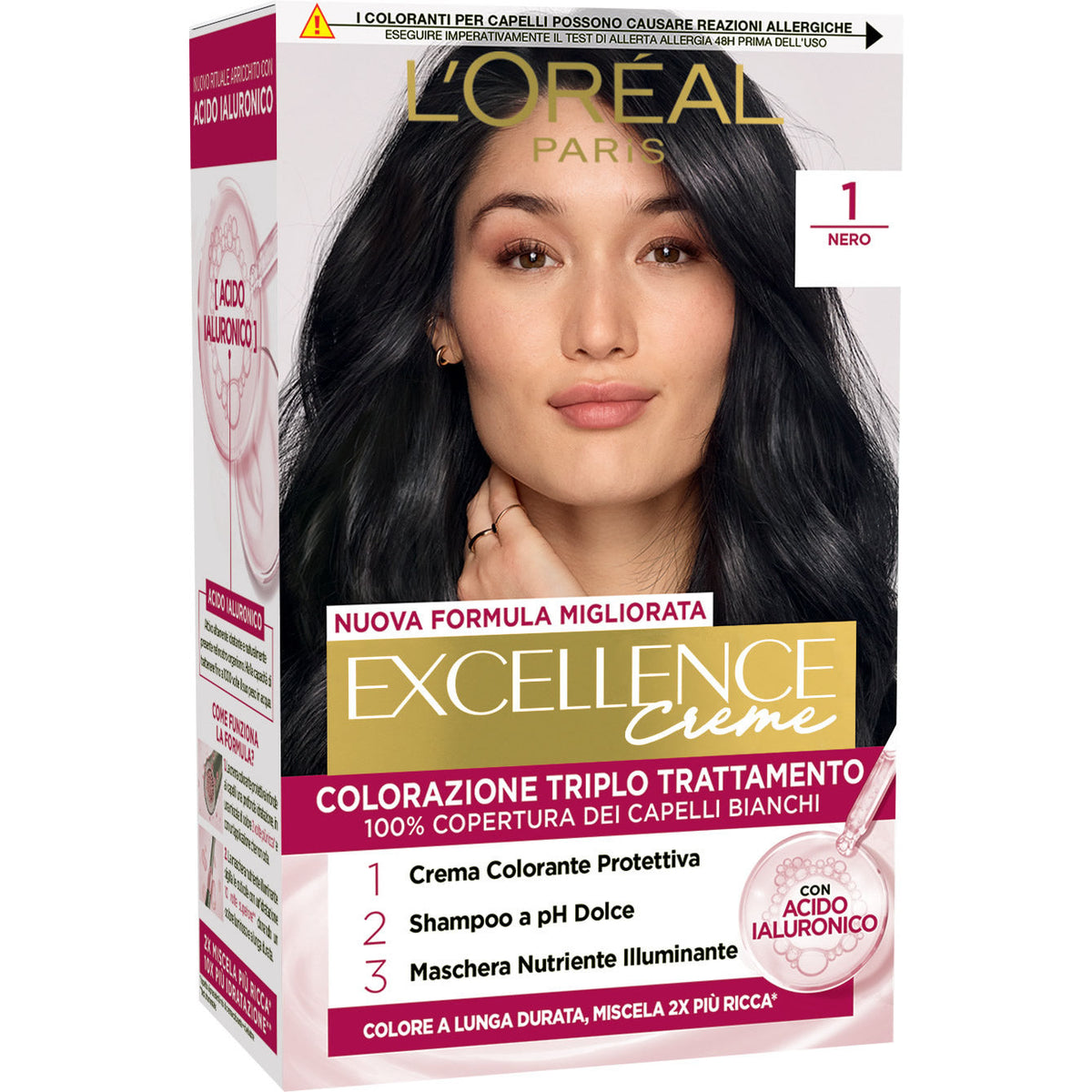 🖤 L’Oréal Paris Excellence Crème – 1 Nero