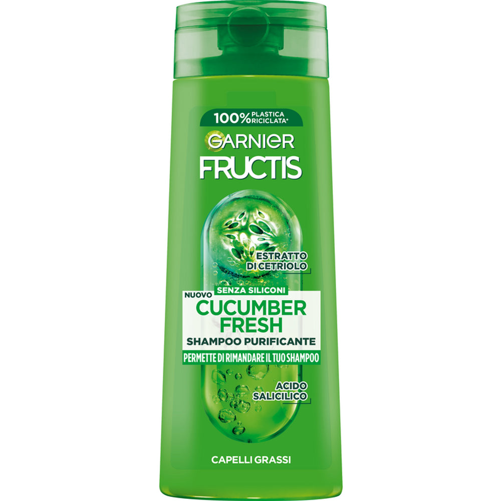 🌱 GARNIER FRUCTIS CUCUMBER FRESH – SHAMPOO PURIFICANTE 🌱