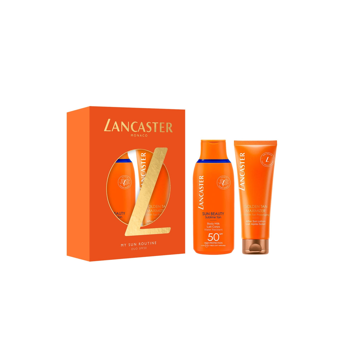 ☀️ Lancaster Sun Duo – Sun Beauty SPF 50 + Go Tan – 125 ml