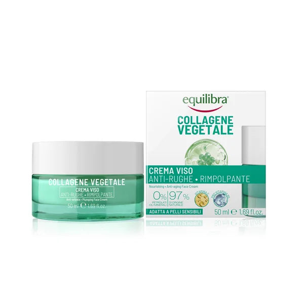 Equilibra – Collagene Vegetale | Crema Viso Anti-Rughe Rimpolpante