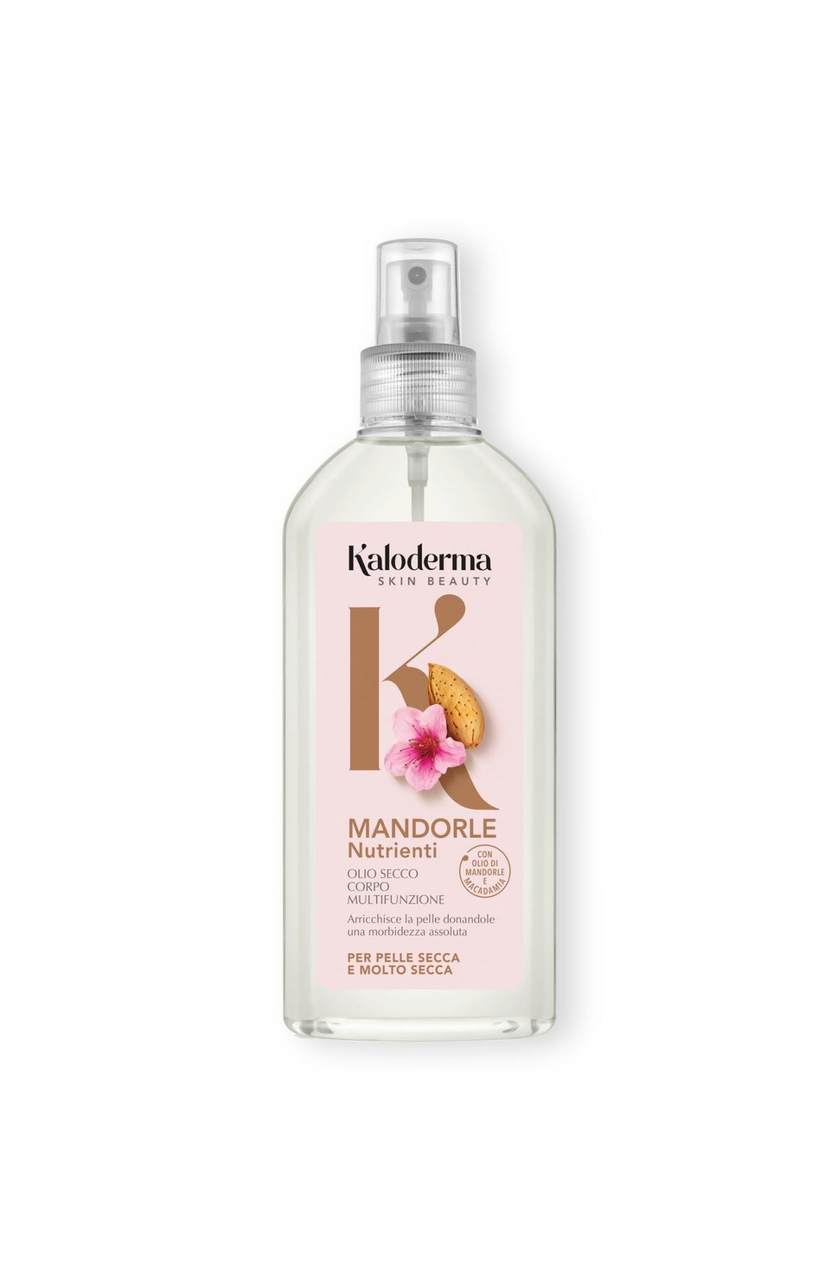 Kaloderma Olio Secco Corpo Mandorle Nutrienti – Idratazione e Nutrimento Profondo