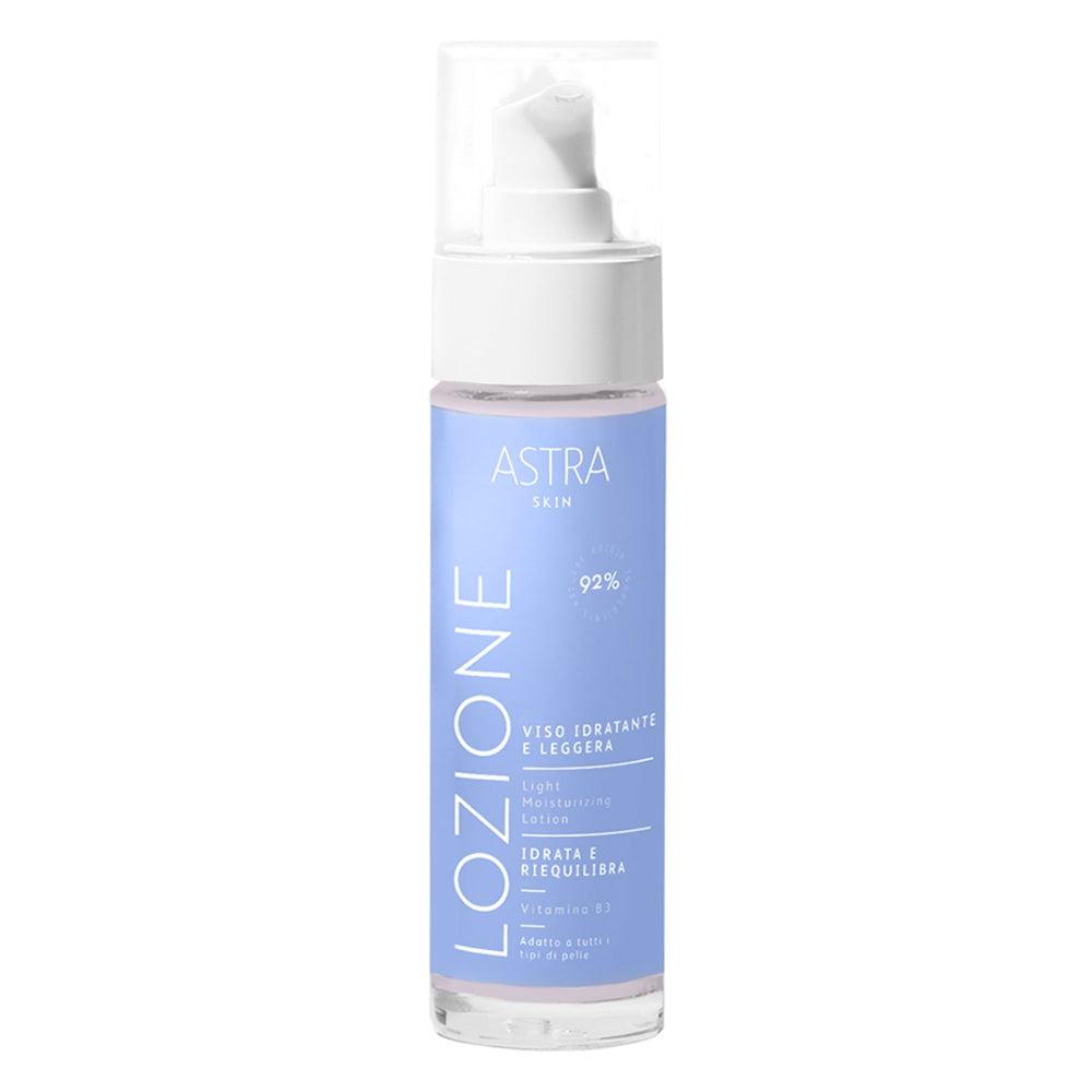 💧 ASTRA SKIN – Lozione Viso Idratante e Leggera Idrata. Riequilibra. Risplendi.