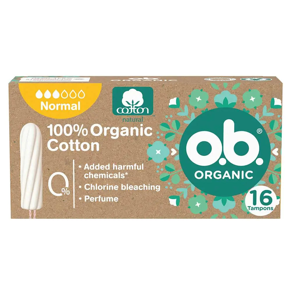 o.b. Organic Normal - 16 Tamponi in Cotone Biologico
