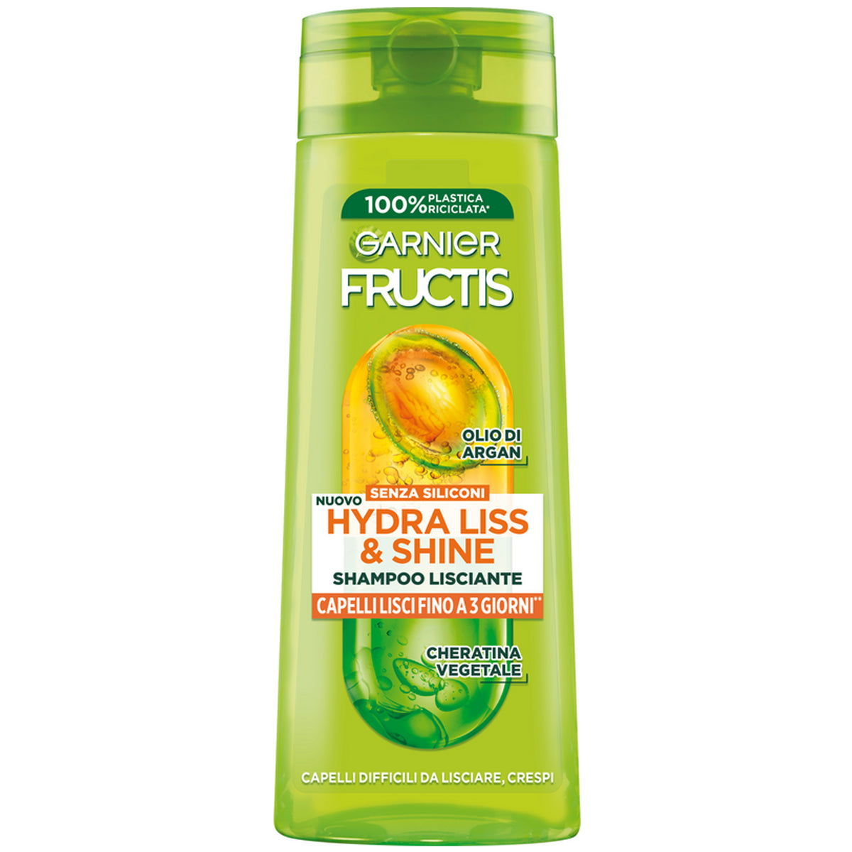 🌿 GARNIER FRUCTIS HYDRA LISS & SHINE SHAMPOO LISCIANTE 🌿
