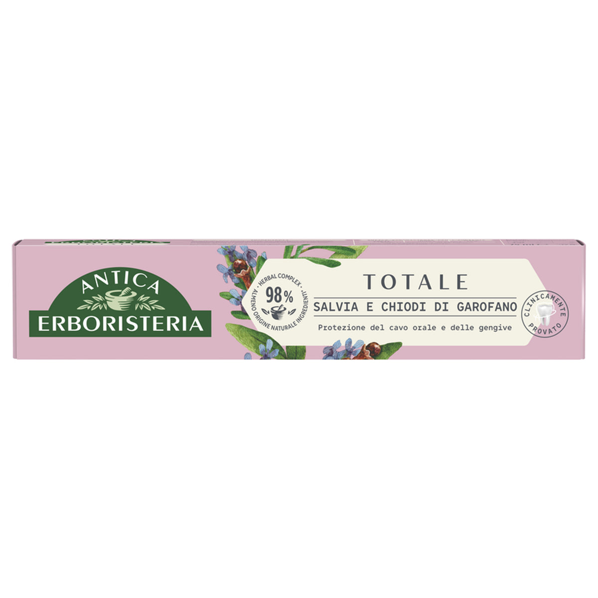 Antica Erboristeria Totale – Dentifricio Naturale con Salvia e Chiodi di Garofano 🌿🦷