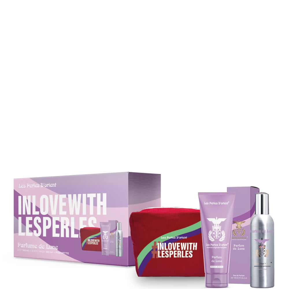 Les Perles d’Orient – Cofanetto Regalo Parfum de Lune (Eau de Parfum + Body Wash + Pochette)
