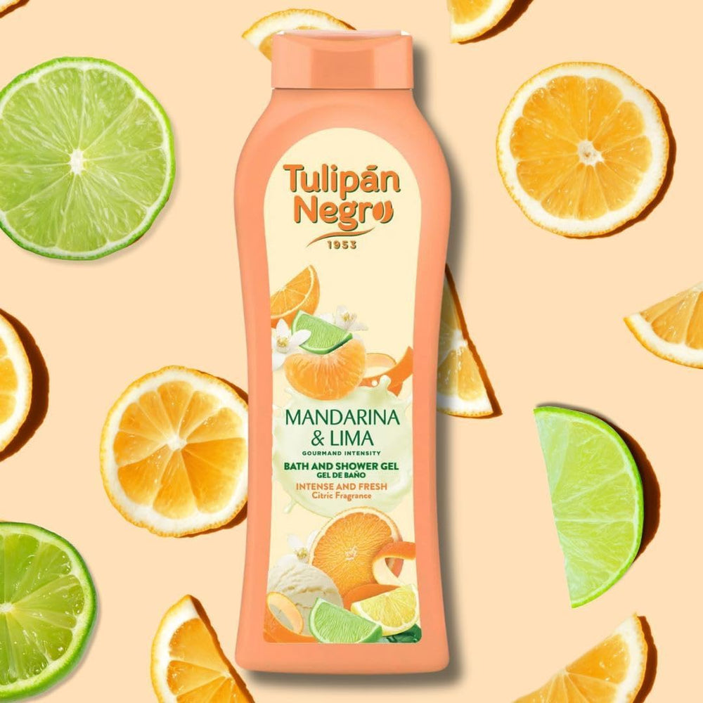 🍊 Tulipán Negro Mandarina & Lima – Un'Esplosione di Freschezza sotto la Doccia! 🍋