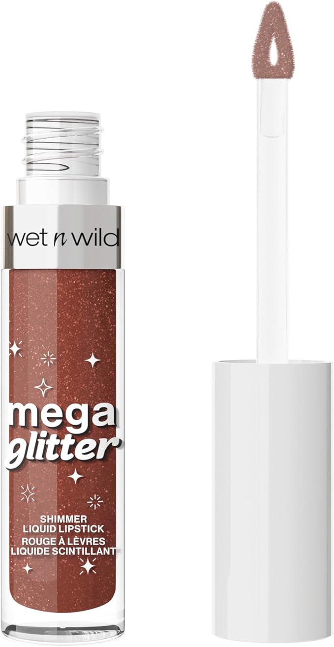 Wet n Wild Mega Glitter Shimmer Liquid Lipstick Bronze
