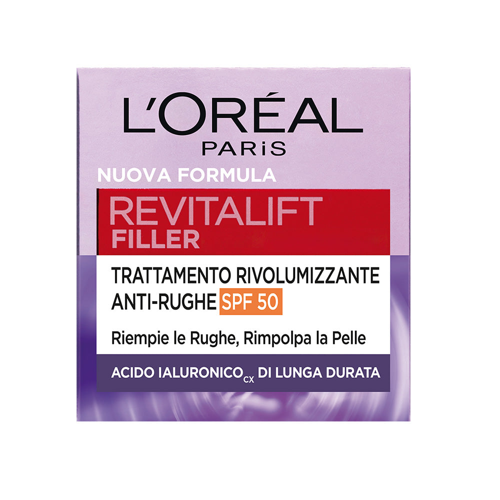 L’Oréal Paris Revitalift Filler – Trattamento Rivolumizzante Anti-Rughe SPF 50