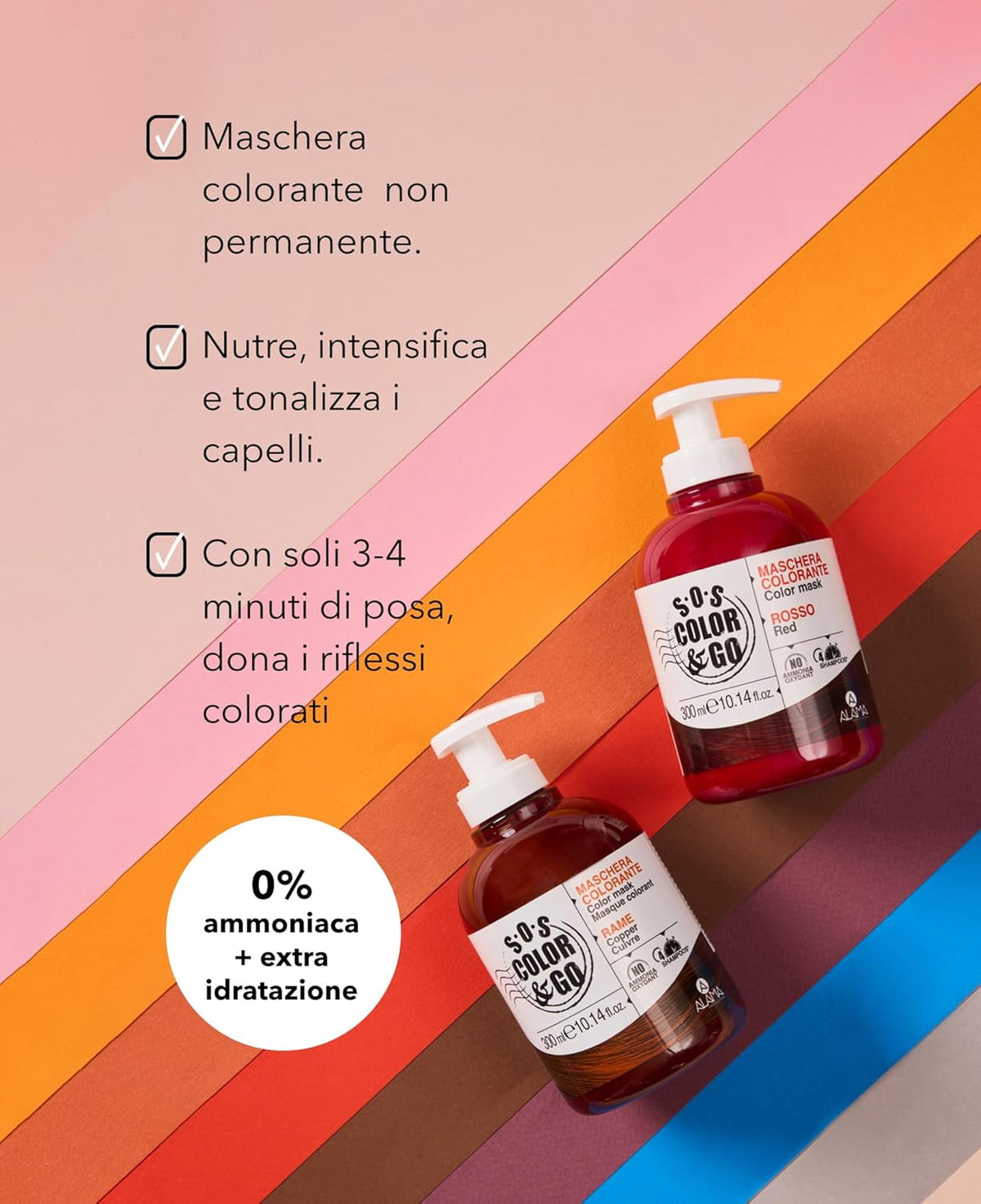 S.O.S Color & Go Rame – Colore Vibrante in un Solo Gesto! 300ML