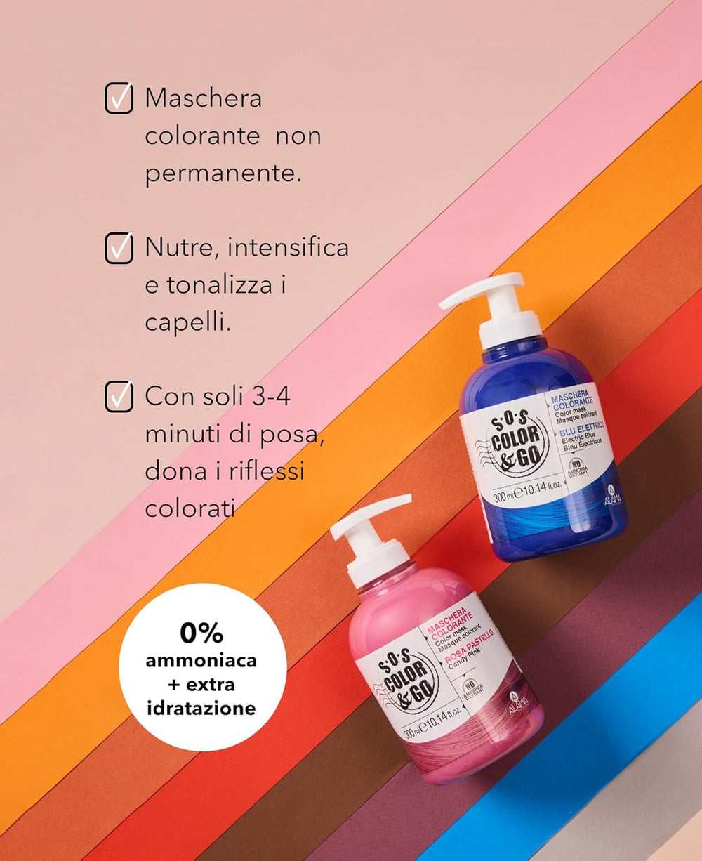 S.O.S Color & Go Rosa Pastello – Un Tocco di Magia per i Tuoi Capelli! 🎀