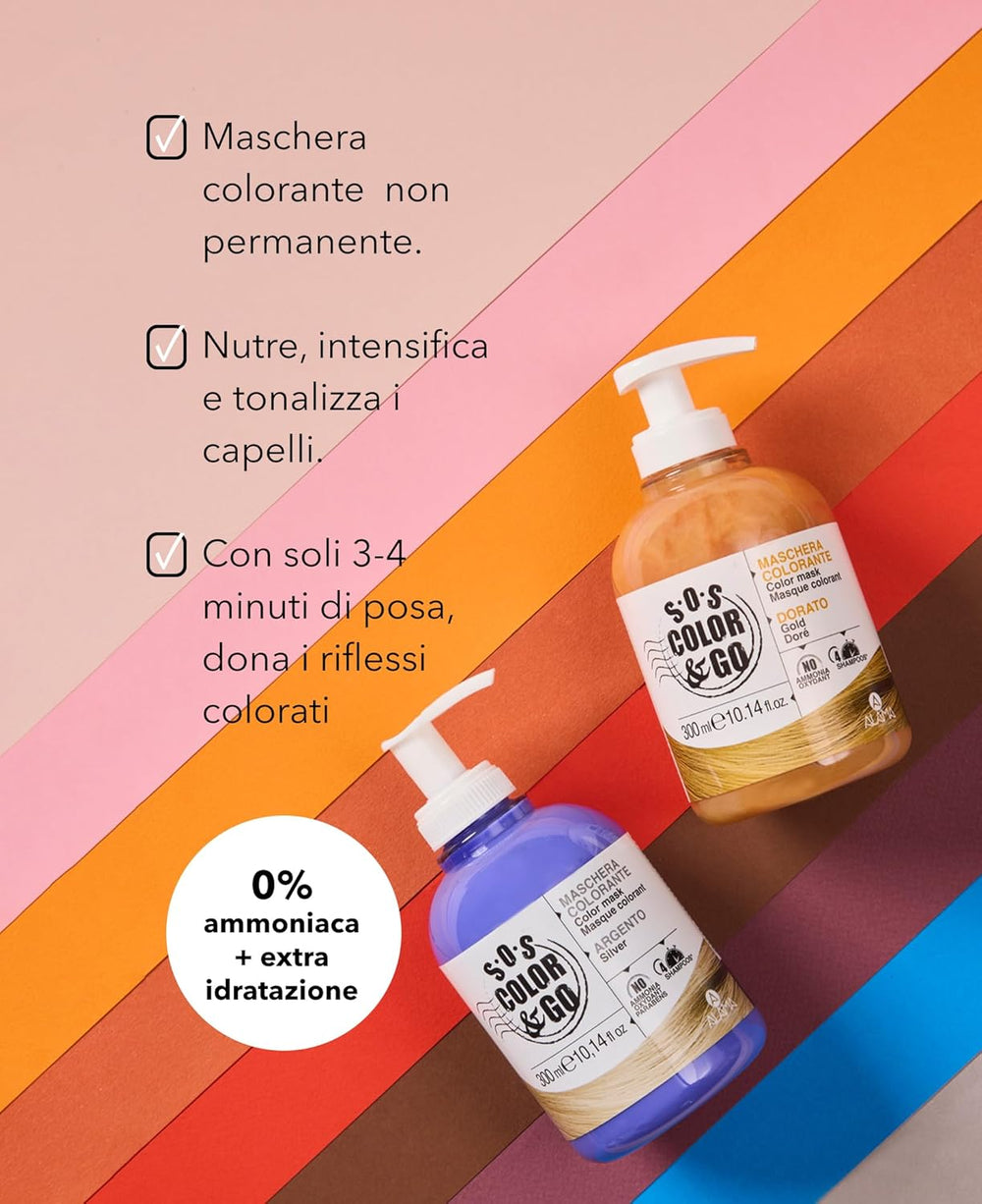 S.O.S Color & Go Dorato – Riflessi d’Oro per Capelli Luminosi e Brillanti! ✨
