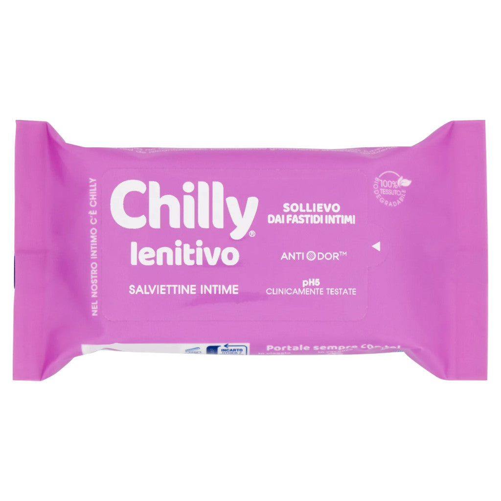 Chilly Lenitivo - Salviettine Intime pH 5, 12 Pezzi