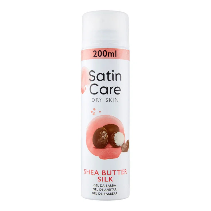 🧴 Satin Care Shea Butter Silk – Gel da Depilazione per Pelle Secca – 200ml