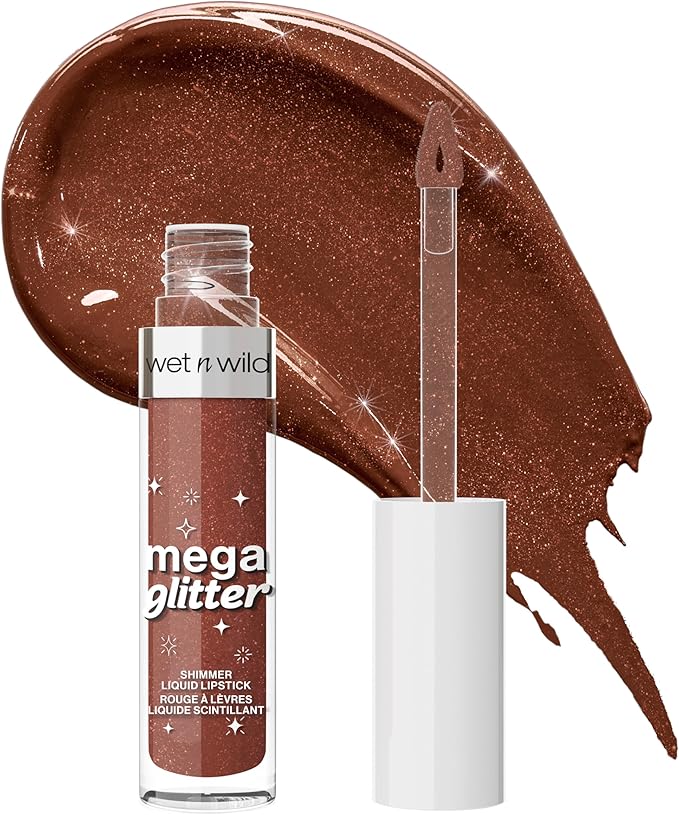Wet n Wild Mega Glitter Shimmer Liquid Lipstick Bronze