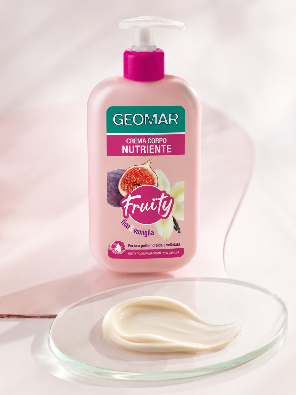 Geomar Fruity Crema Corpo Nutriente Fico e Vaniglia – 500 ml
