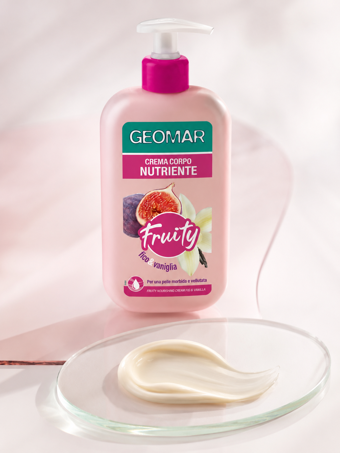 Geomar Fruity Crema Corpo Nutriente Fico e Vaniglia – 500 ml