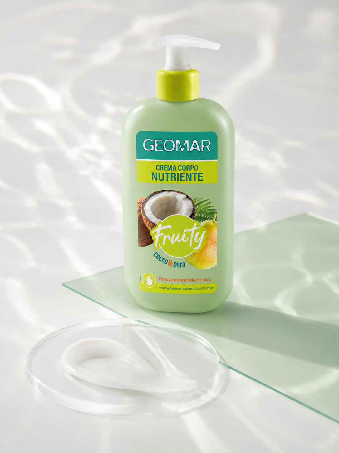 Geomar Fruity Crema Corpo Nutriente Cocco e Pera – 500 ml
