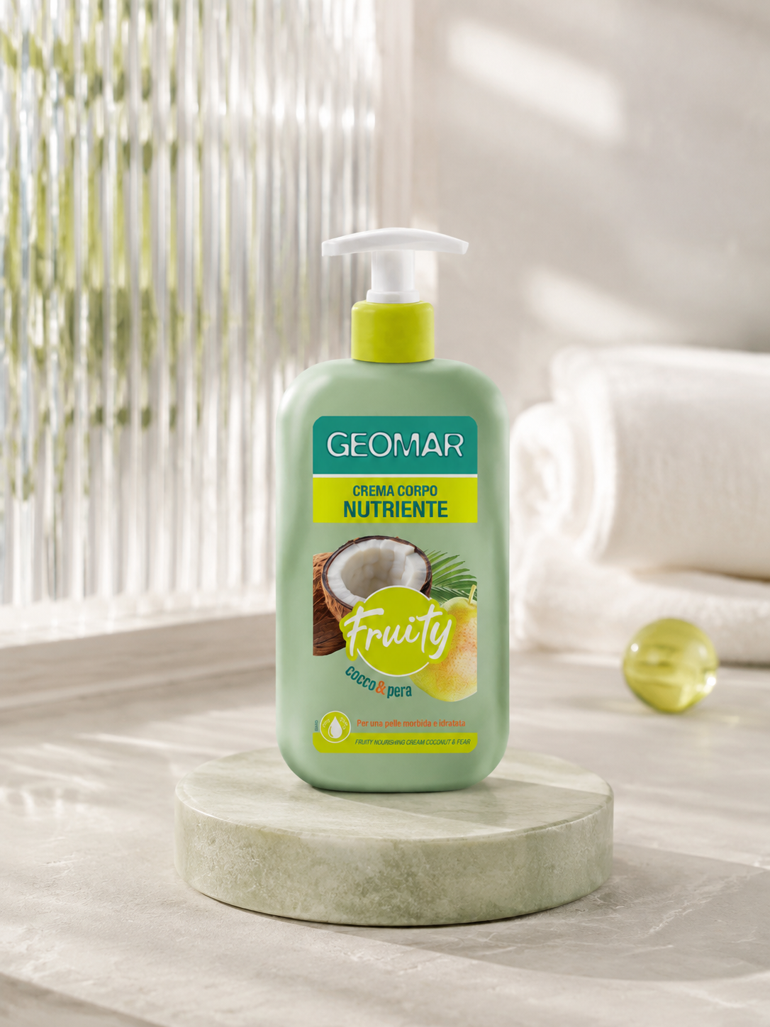 Geomar Fruity Crema Corpo Nutriente Cocco e Pera – 500 ml
