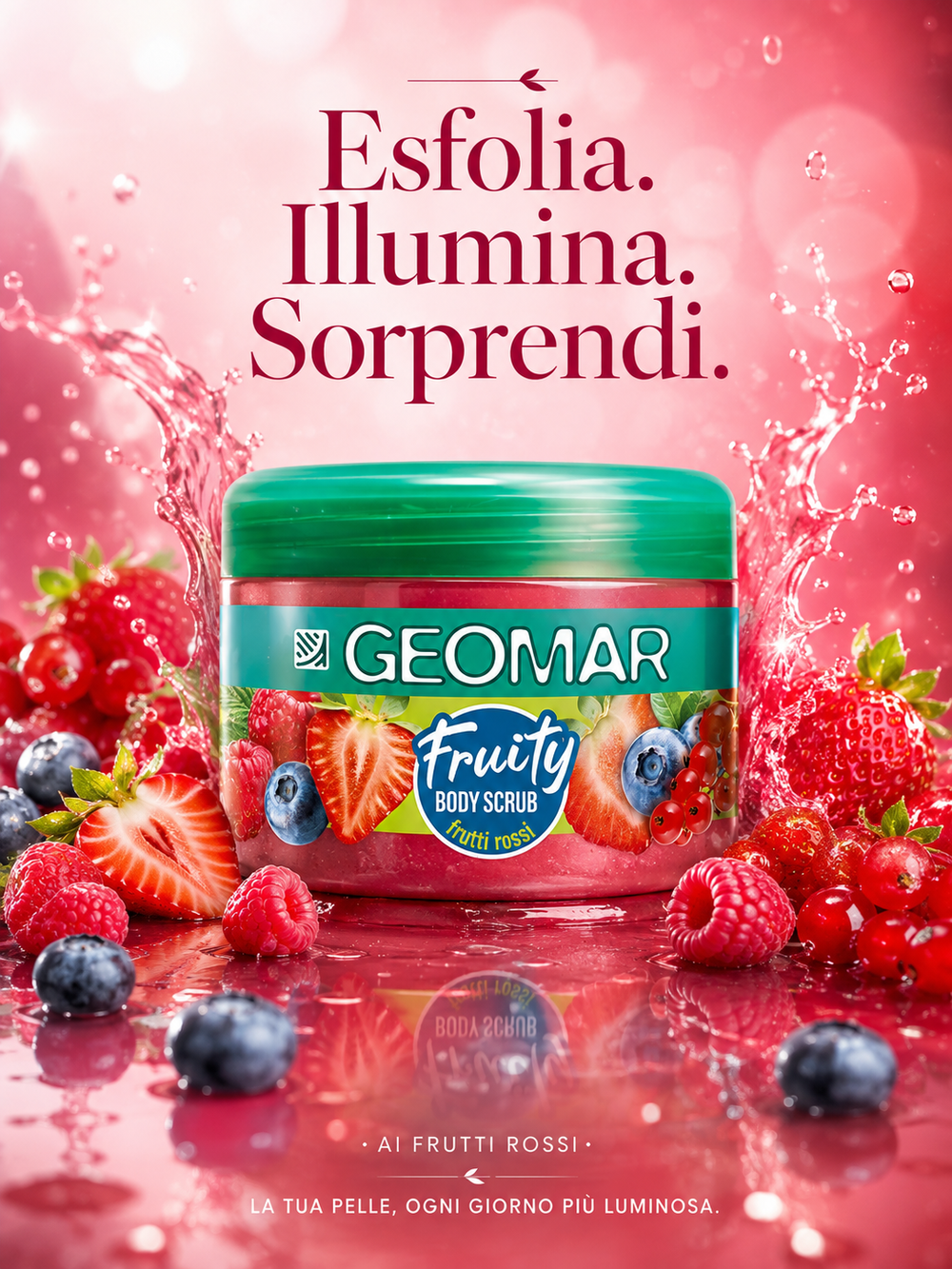 Geomar – Fruity Body Scrub Frutti Rossi