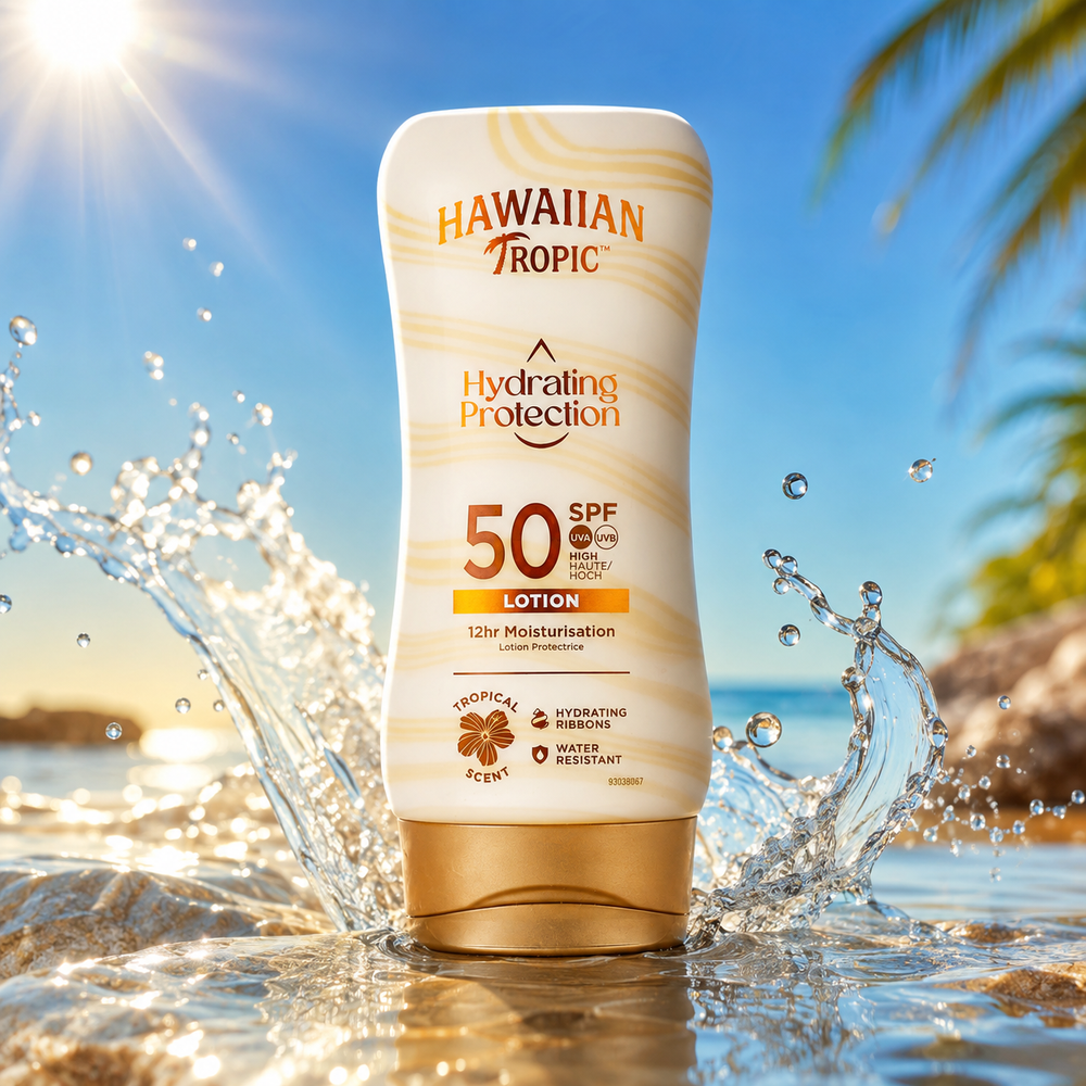 Hawaiian Tropic Hydrating Protection SPF 50 – Latte Solare Idratante (180ml)