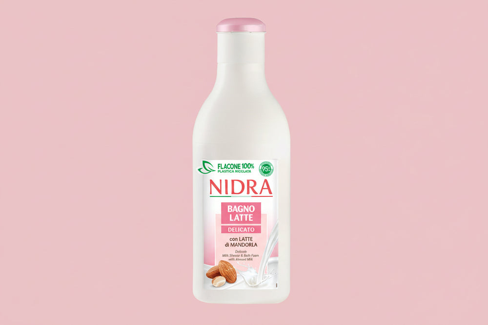 NIDRA Bagno Latte Delicato con Latte di Mandorla – 750 ml