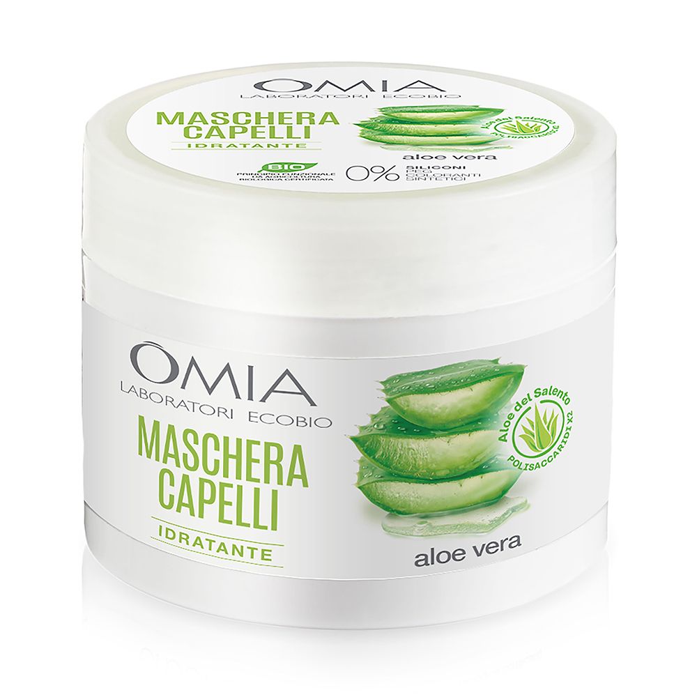 🌿 OMIA Maschera Capelli – Aloe Vera del Salento (250 ml)