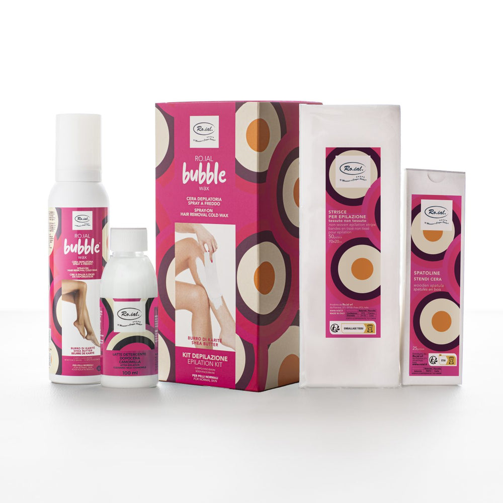 Ro.ial Bubble Wax – Kit Depilazione Spray a Freddo