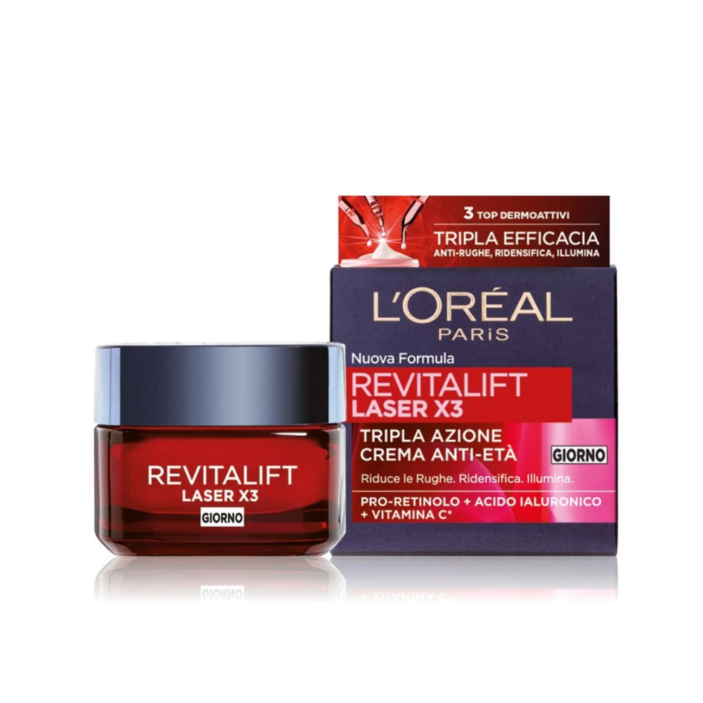 L'Oréal Paris Revitalift Laser X3 - Crema Giorno Anti-Età