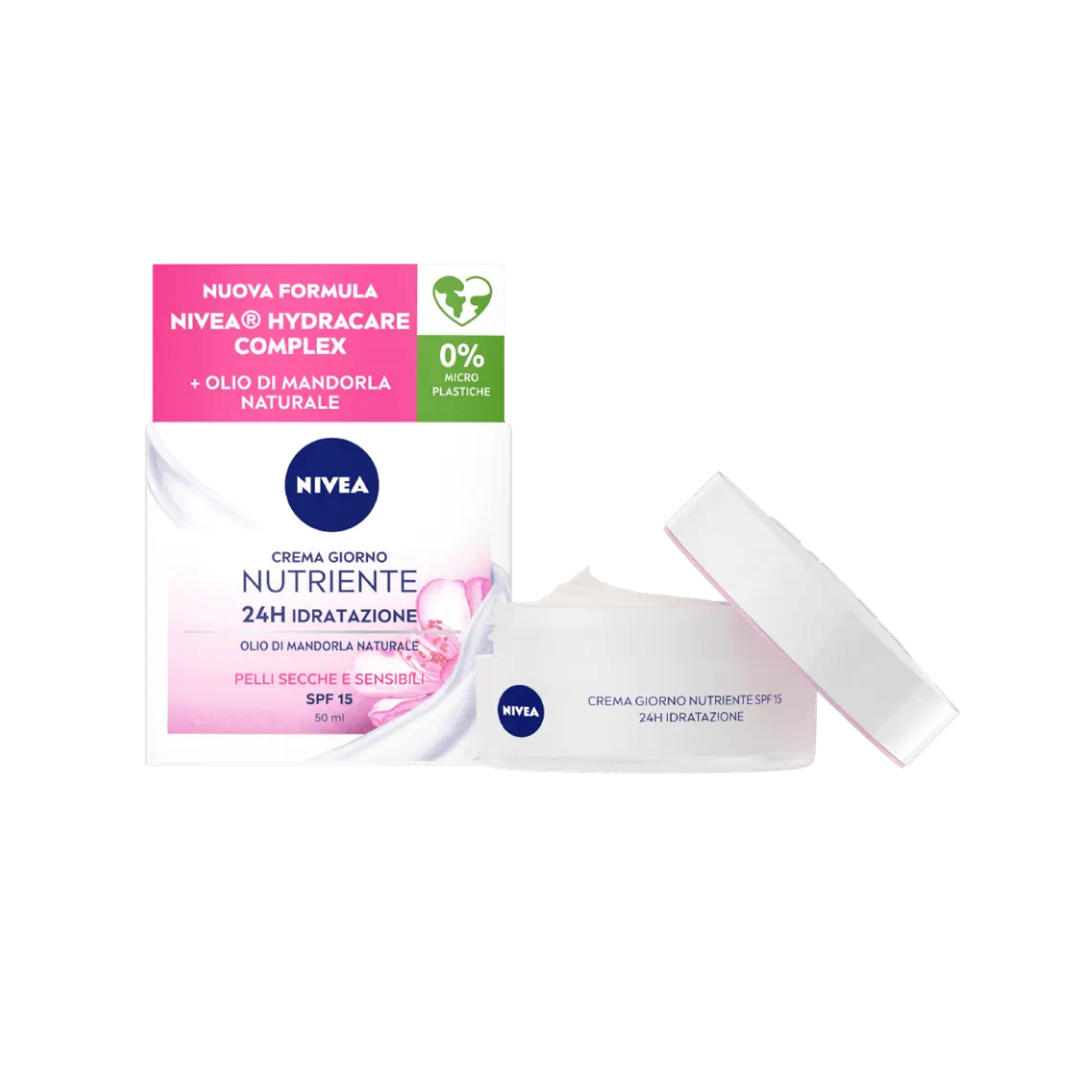 NIVEA Crema Giorno Nutriente 24H Idratazione 🌸