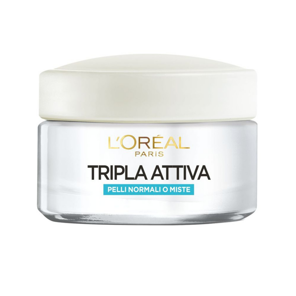 L'Oréal Paris Tripla Attiva - Crema Idratante Protettiva 24H (Pelli Normali o Miste)