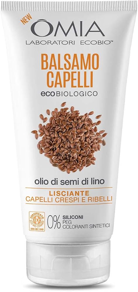 OMIA BALSAMO CAPELLI LISCIANTE ECOBIOLOGICO SEMI DI LINO