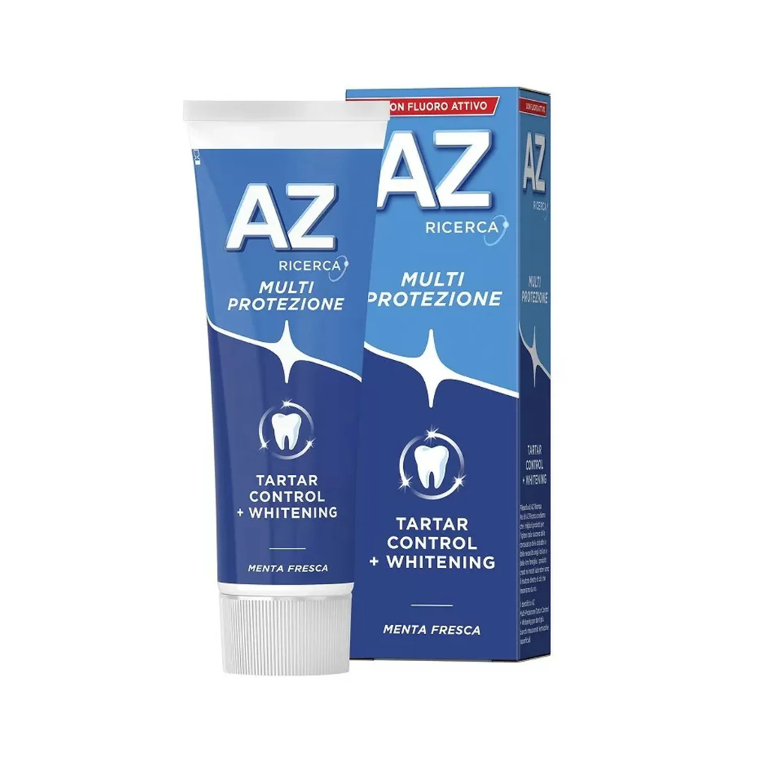 AZ Ricerca Multi Protezione Tartar Control + Whitening - Menta Fresca