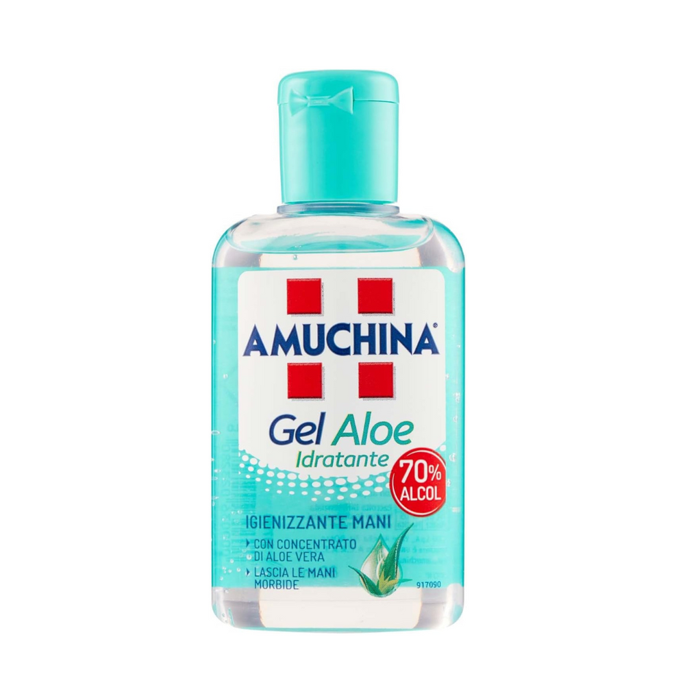 Amuchina Gel Aloe Idratante – Igienizzante Mani con 70% Alcol