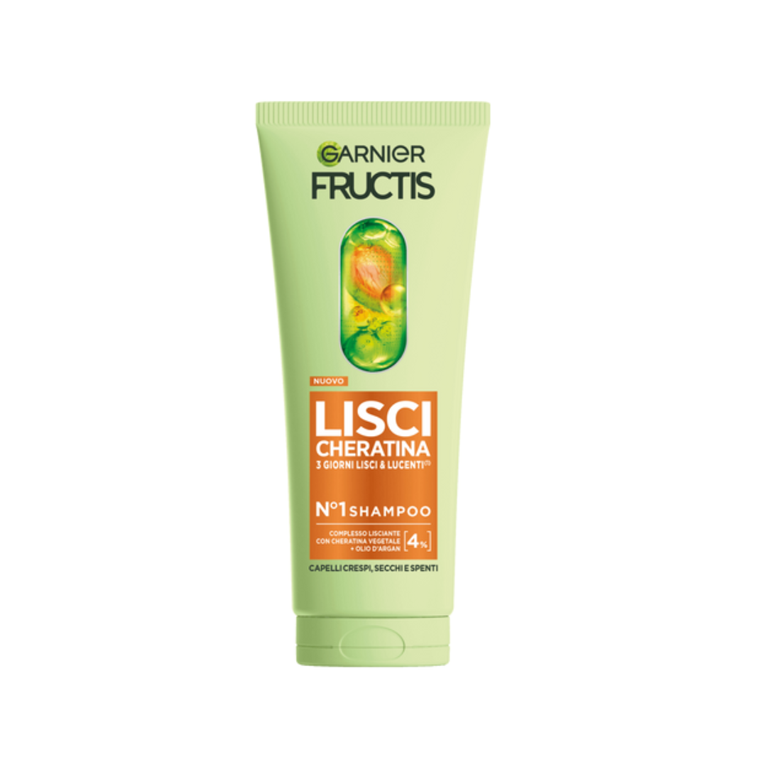 Garnier Fructis Lisci Cheratina – Shampoo N°1