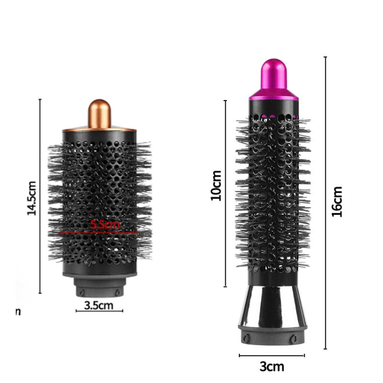 Per accessori per ferro arricciacapelli Dyson Airwrap, 20mm  Cylinder Comb Rose Red, 20mm  Cylinder Comb Gold, 55mm  Cylinder Comb Rose Red, 55mm  Cylinder Comb Gold, 55mm Cylinder Comb Silver