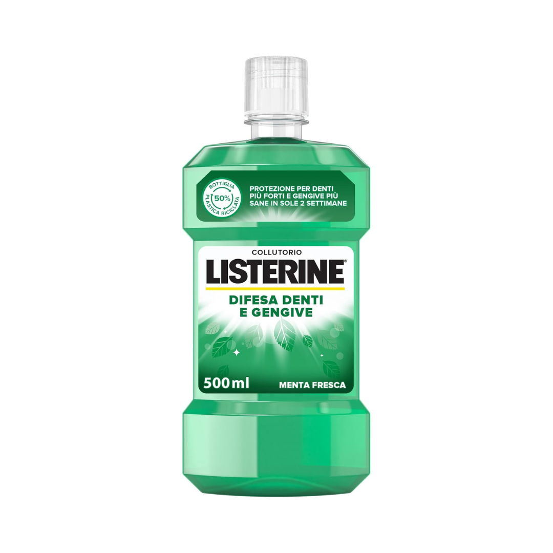 Listerine Difesa Denti e Gengive Gusto Delicato 600ml – Protezione Completa, Freschezza Duratura!