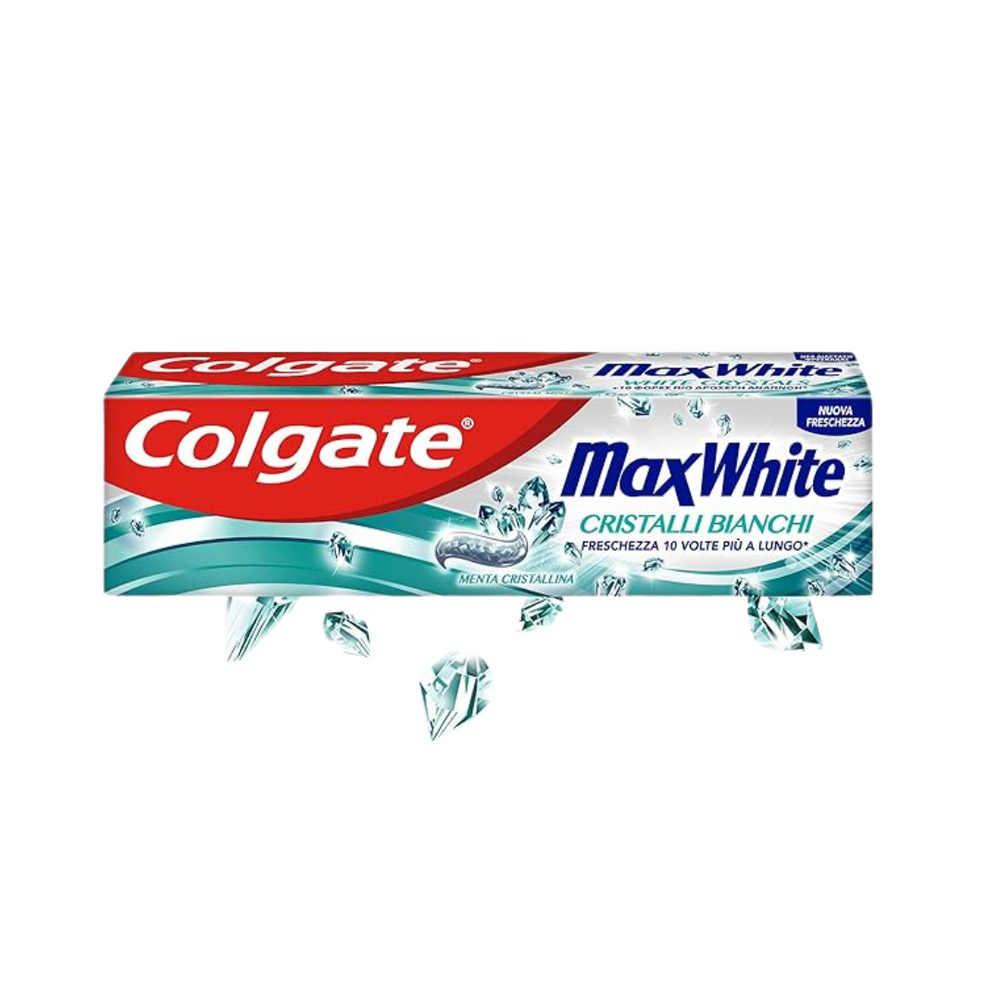 ✨ Colgate Max White – Sorriso Brillante, Freschezza Cristallina! ✨