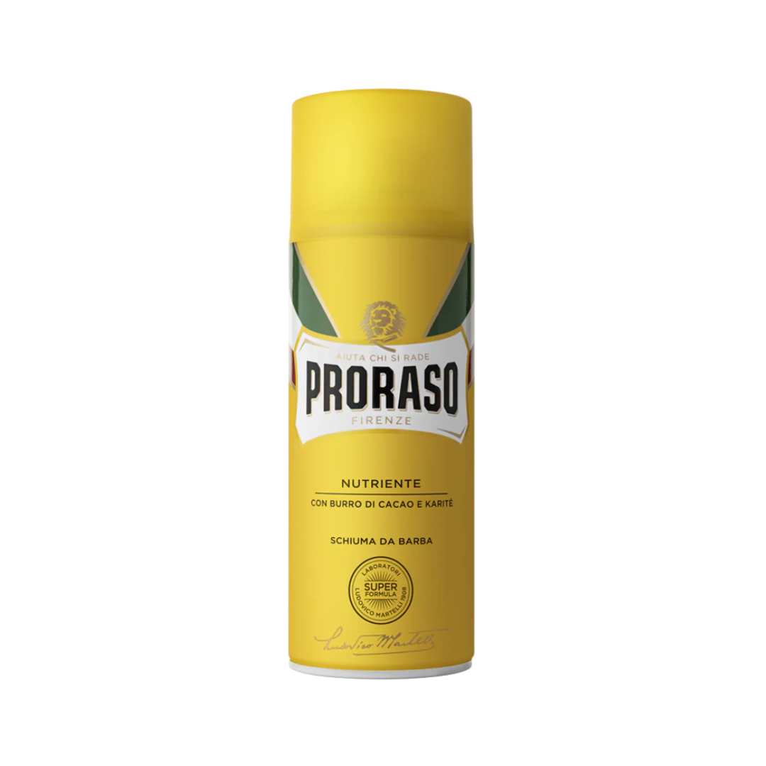 Proraso Schiuma da Barba Nutriente con Burro di Karité e Sandalo   🪒