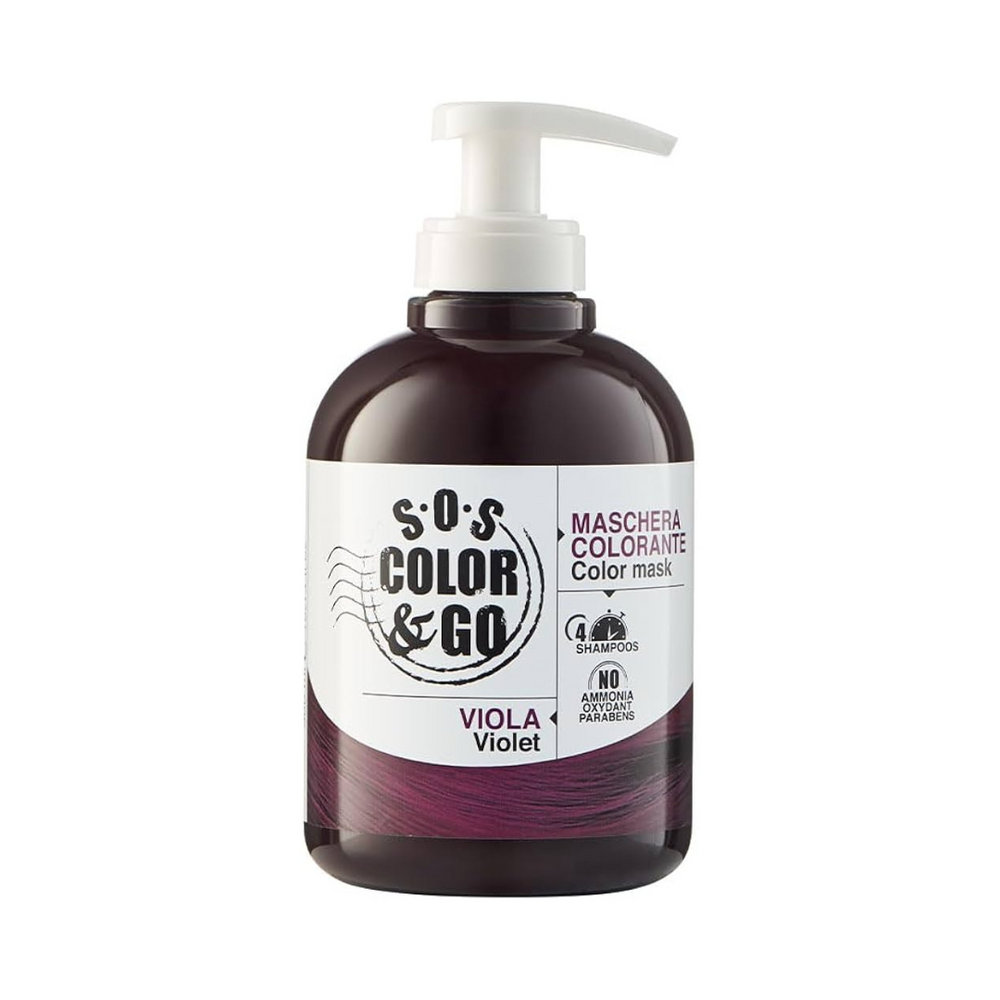 S.O.S Color & Go Maschera Colorante – Viola (300ml)