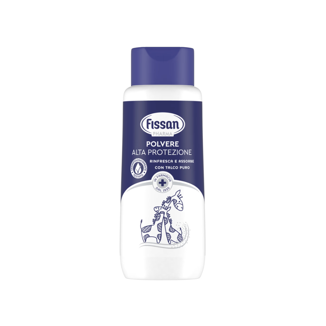 Fissan Polvere Alta Protezione Rinfrescante e Assorbente – Con Talco Puro | 100 g