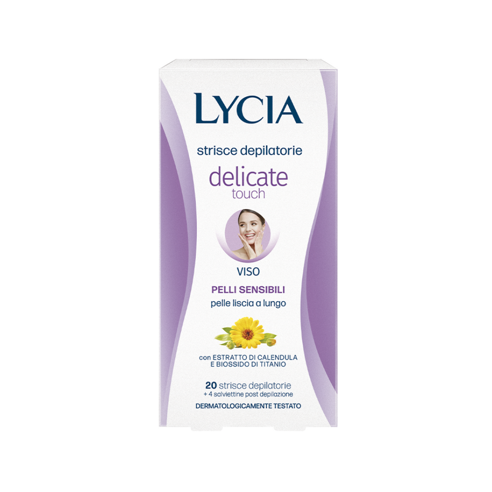 Lycia Delicate Touch – Strisce Depilatorie Viso