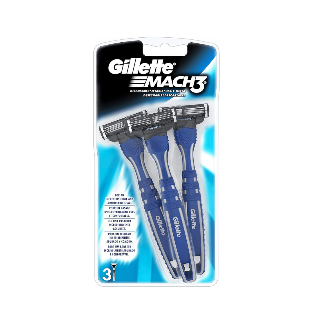 Gillette Mach3 Usa e Getta – 3 Rasoi