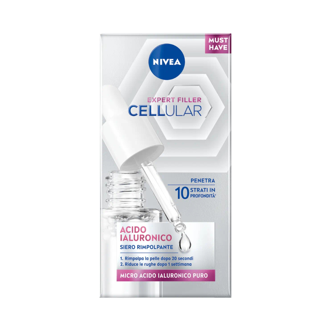 NIVEA Cellular Expert Filler – Siero Rimpolpante Acido Ialuronico