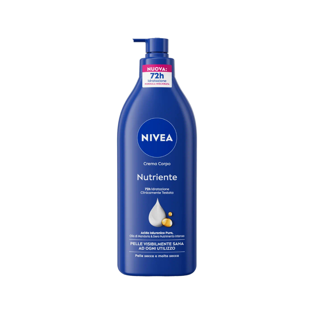 NIVEA Crema Corpo Nutriente – 72h Idratazione