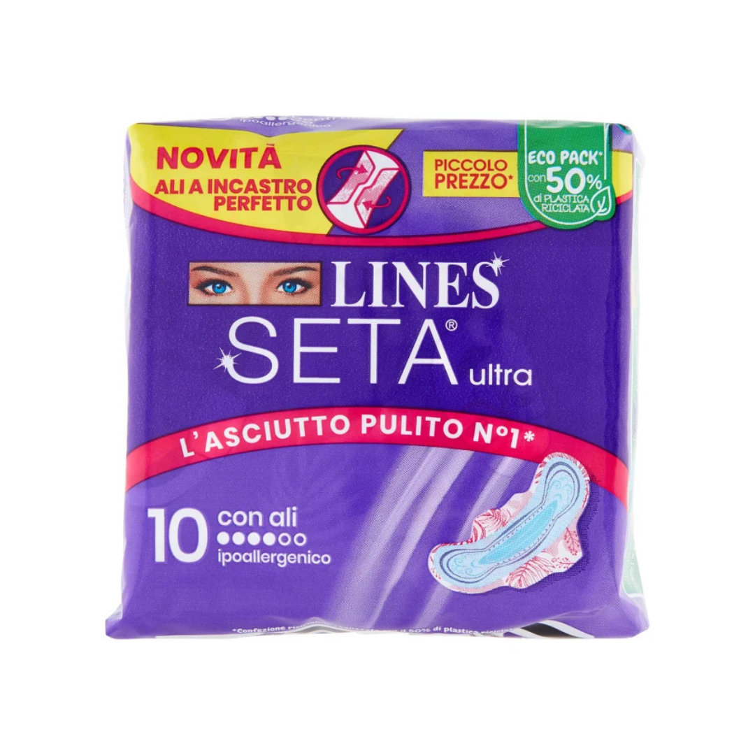 🌟 Lines Seta Ultra con Ali – Il Comfort di cui hai bisogno, sempre!