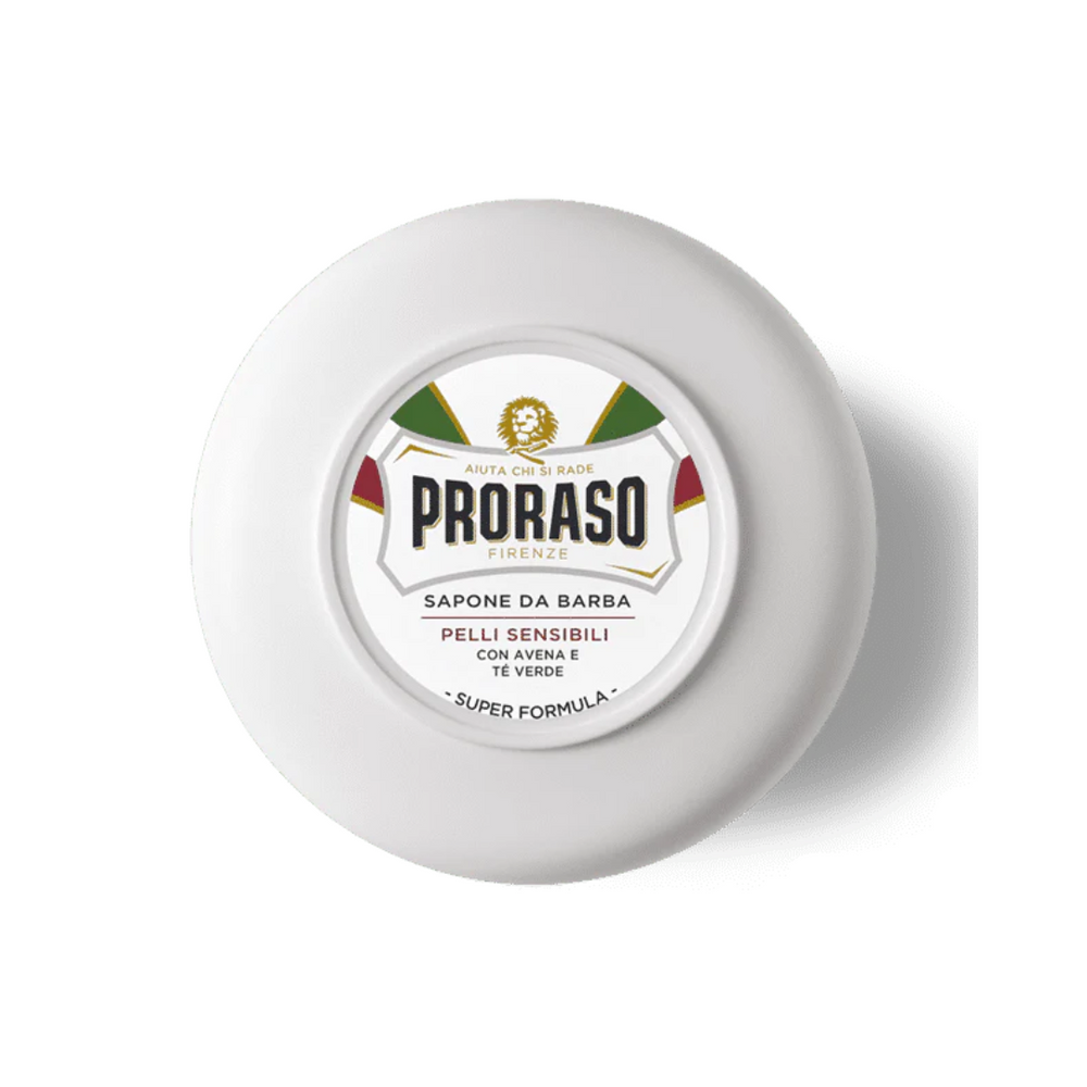 Proraso Sapone da Barba Pelli Sensibili con Avena e Tè Verde  🪒