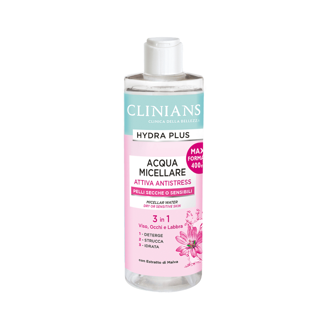 Clinians Hydra Plus Acqua Micellare Antistress - 400 ml