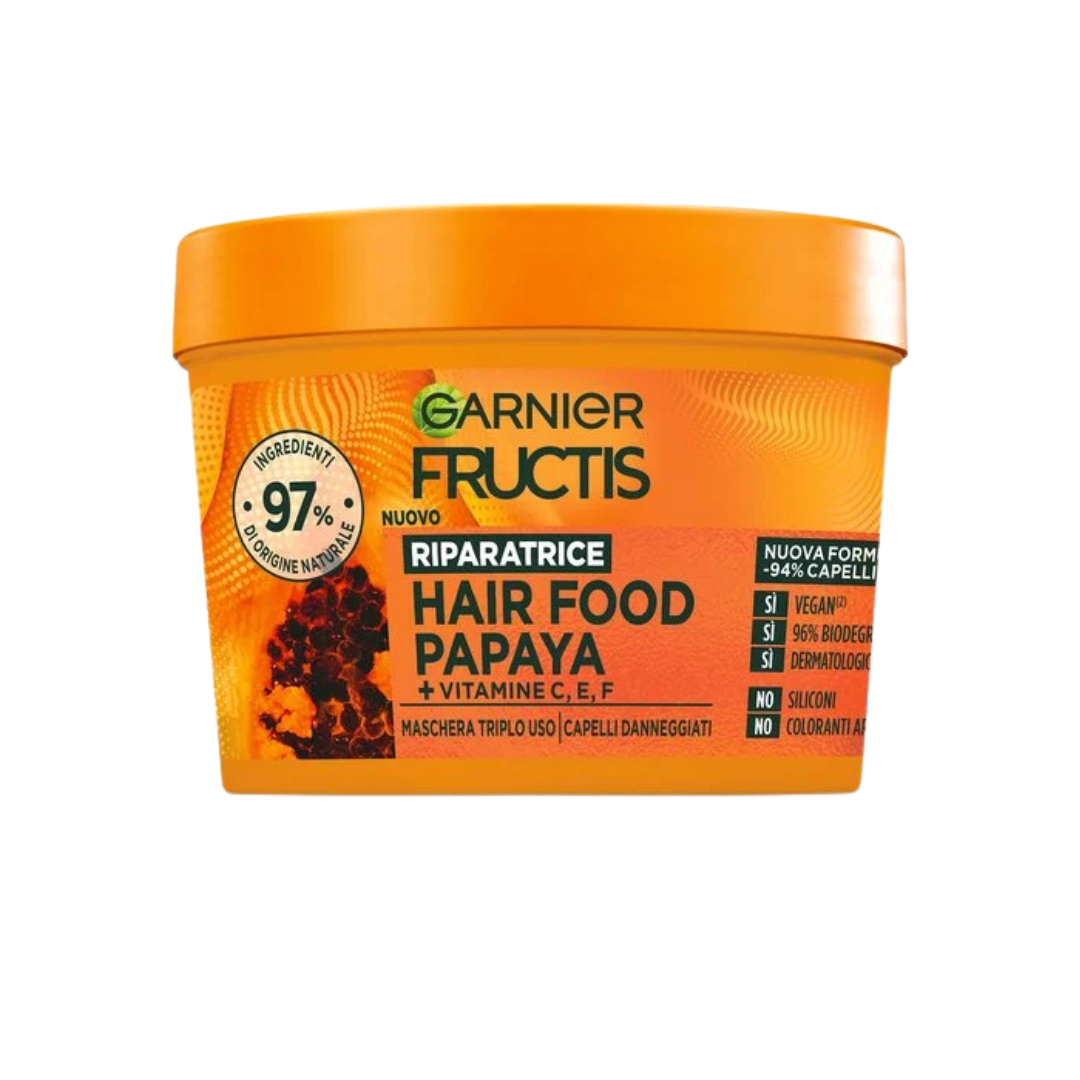 Garnier Fructis Hair Food Papaya - Maschera Riparatrice 400 ml