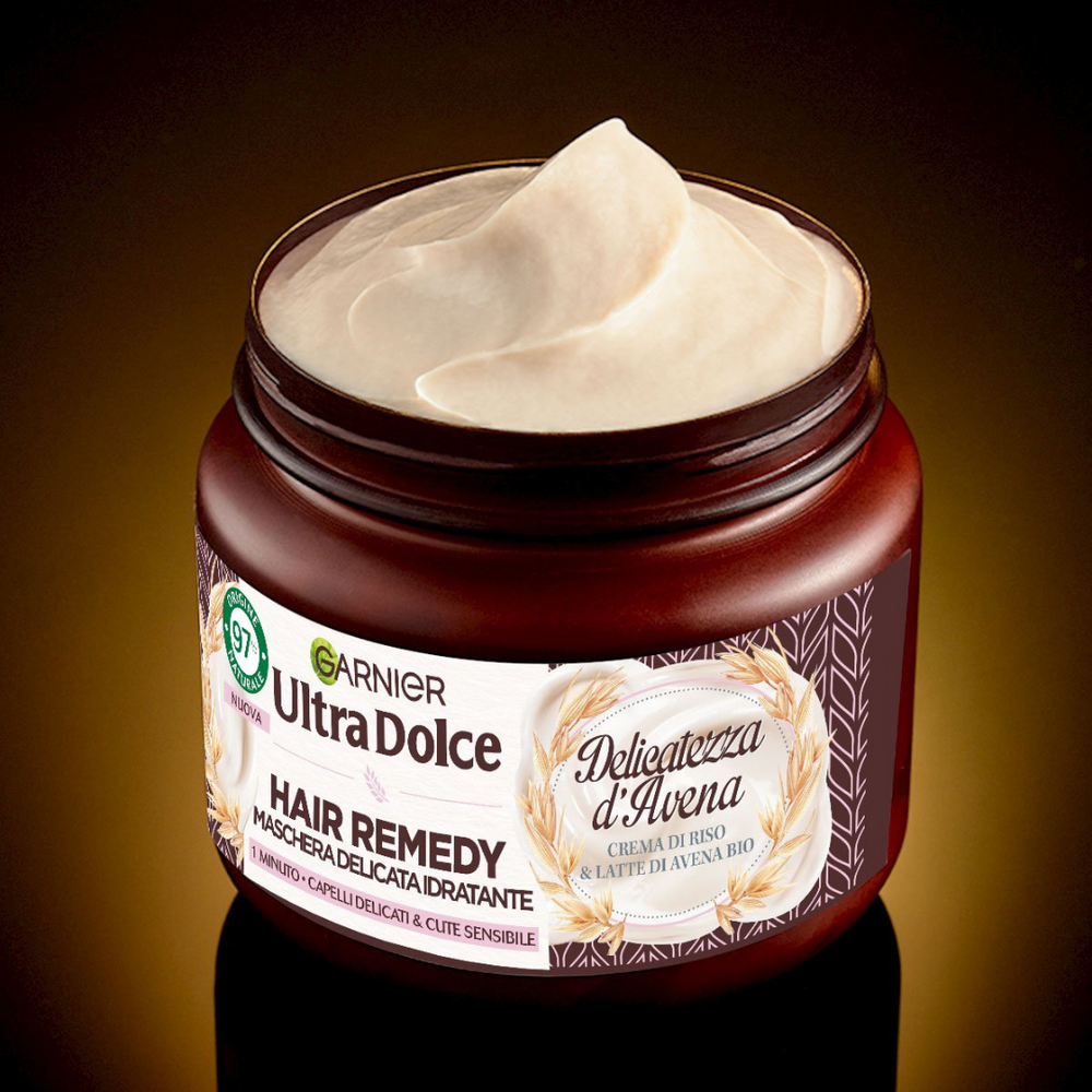 Garnier Ultra Dolce Hair Remedy - Maschera Delicata Idratante Delicatezza d'Avena